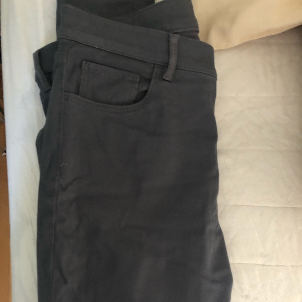 Dark gray/blue soft skinny ankle pants